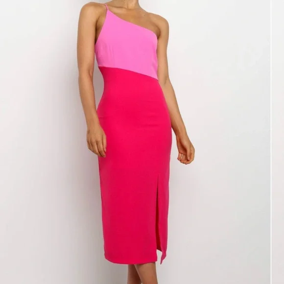 open lace back dress Belle Maxi Dress - Pink Floral main image 1